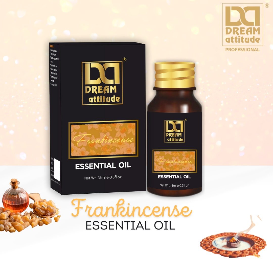 "DREAM Attitude Organic Frankincense Essential Oil: Sacred Serenity" [15ml]
